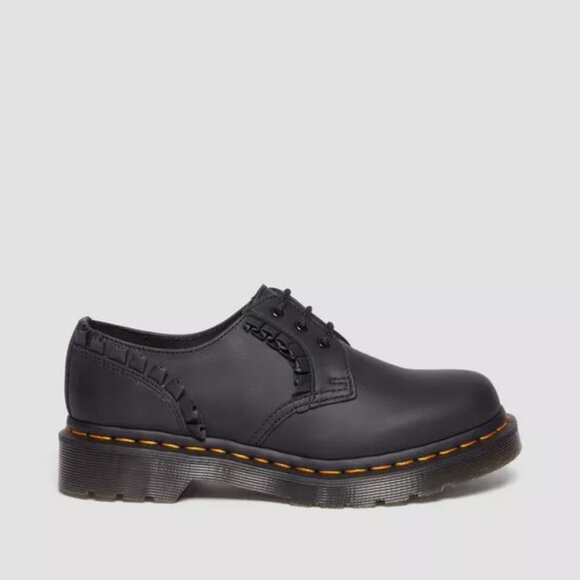 Dr. Martens 1461 Frill Nappa Leather Oxford Shoes - Picture 8 of 12
